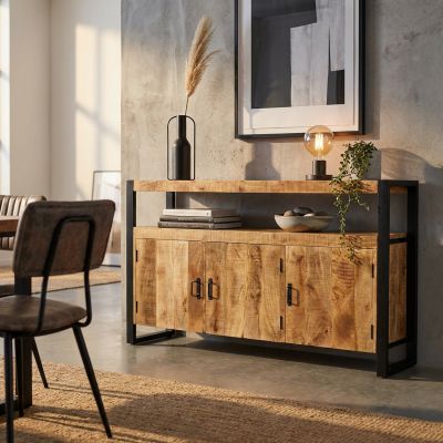 WELLINGTON - mobile in legno di mango con 3 ante