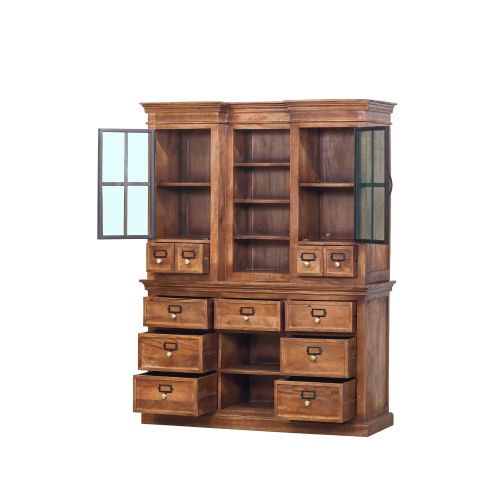 ROBIN - mobile in legno di mango con 4 ante e 4 cassetti