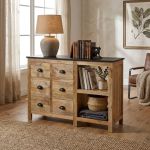 ORLANDO - mobile in legno di mango con 6 cassetti e 2 vani