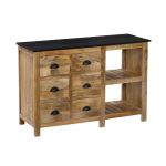 ORLANDO - mobile in legno di mango con 6 cassetti e 2 vani