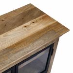 SIENNA - mobile in legno di mango con 2 ante