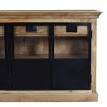 SIENNA - mobile in legno di mango con 2 ante