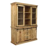 PETRA - mobile in legno di mango con 2 ante, 3 mensole e 3 cassetti