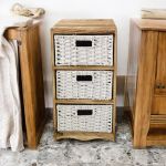 CRONO - mobiletto in legno con 3 cassetti