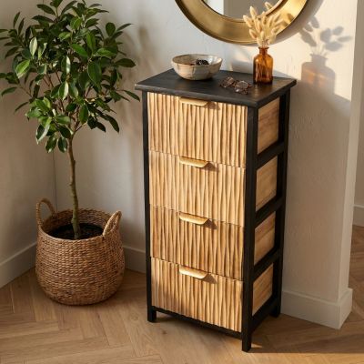 RAISSA - mobiletto in legno con cassetti