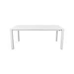 BRUNO - tavolo con struttura in alluminio verniciato bianco o antracite