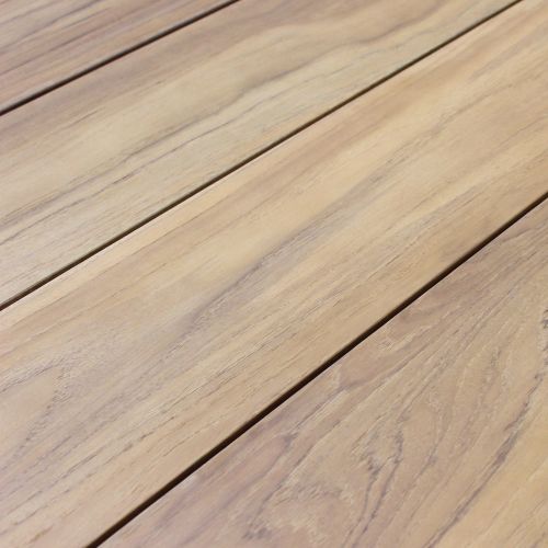 COPERNICO - struttura in alluminio verniciato bianco o antracite, piano in teak