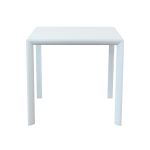 ALBEN - tavolo con struttura in alluminio 80 x 80