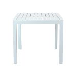 ALBEN - tavolo con struttura in alluminio 80 x 80