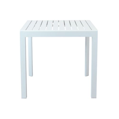 ALBEN - tavolo con struttura in alluminio 80 x 80