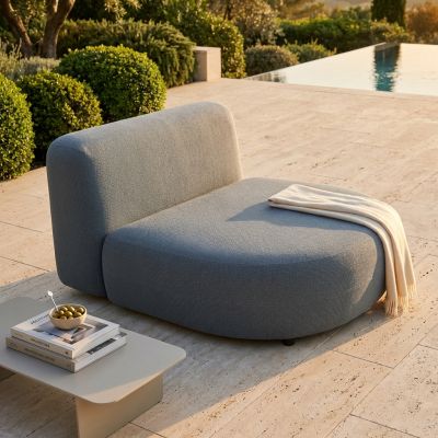 MAMBO - divano letto con struttura in alluminio e tessuto idrorepellente