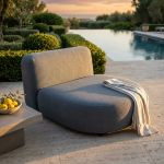 MAMBO - divano letto con struttura in alluminio e tessuto idrorepellente
