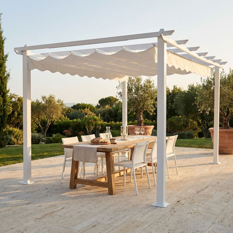 LAVENDER - gazebo retrattile 