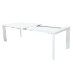 IMPACTO - tavolo allungabile in alluminio 150/200 bianco o antracite