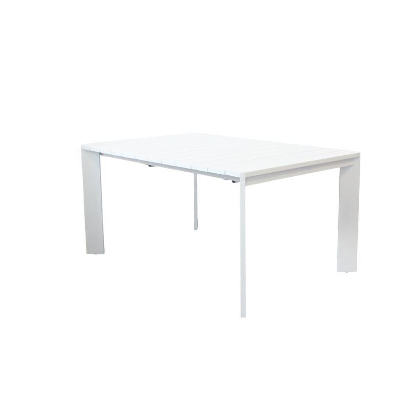 IMPACTO - tavolo allungabile in alluminio 150/200 bianco o antracite