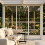 ANDROSS - laterale in policarbonato per pergola bioblimatica 3 m
