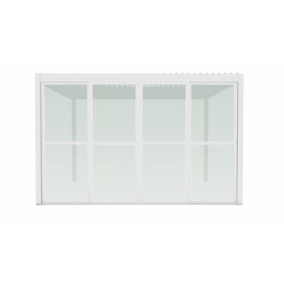 ALABASTER - laterale in policarbonato per pergola bioblimatica 4 m
