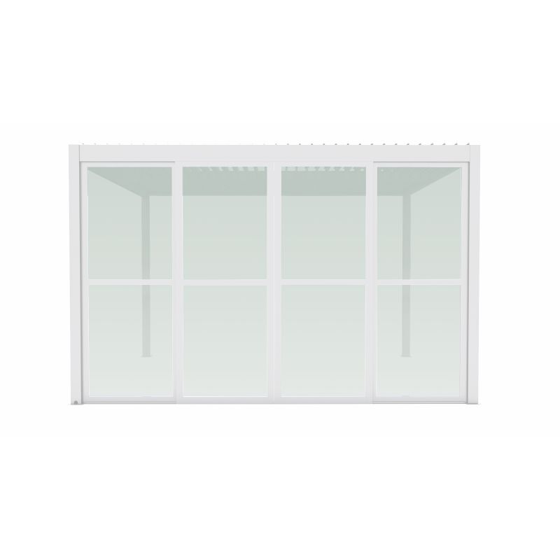 ALABASTER - laterale in policarbonato per pergola bioblimatica 4 m