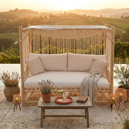 MONIQUE - gazebo letto con cuscini