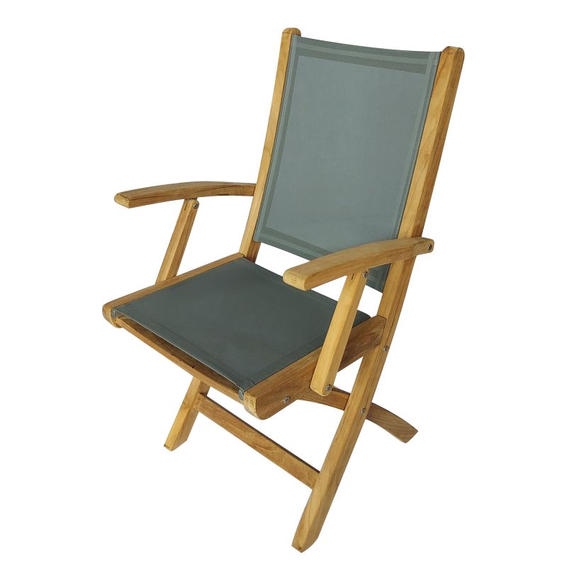 AGALEGA - poltrona pieghevole in teak 