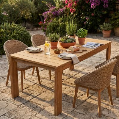 FLOREANA - tavolo in teak