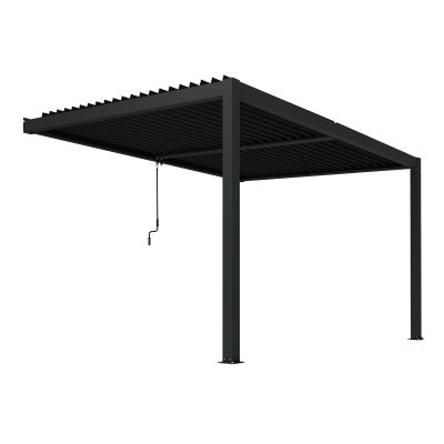 Pergola bioclimatica addossata 4 x 2,5 m