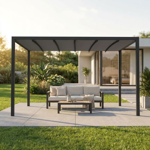 Pergola retrattile motorizzata con led 3 x 4