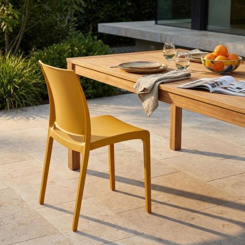 VOLGA - sedia da giardino in plastica