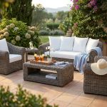 BELINDO - salotto in rattan