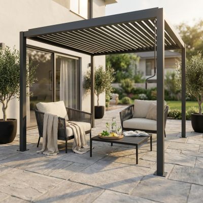  Pergola bioclimatica manuale 2x3 m