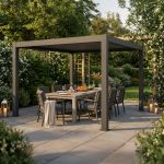  Pergola bioclimatica retrattile motorizzata 4x4 m