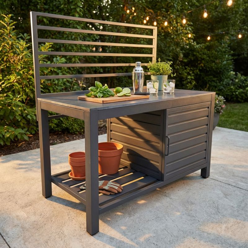 JUNO - modulo appoggio per barbecue