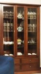 JOSELYN - credenza con vetrina in legno massello