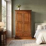 CHESTER - armadio 2 ante in legno massellox200