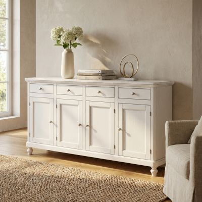 CHRISTOPHER - credenza in legno cm 196 x 43 x 98 h