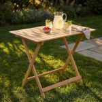 PIC-NIC - tavolo da giardino pieghevole salvaspazio in legno