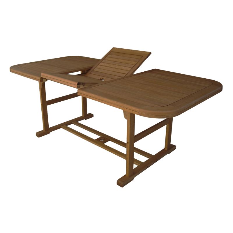 TURRIS - tavolo da giardino allungabile in legno massiccio di acacia 150/200
