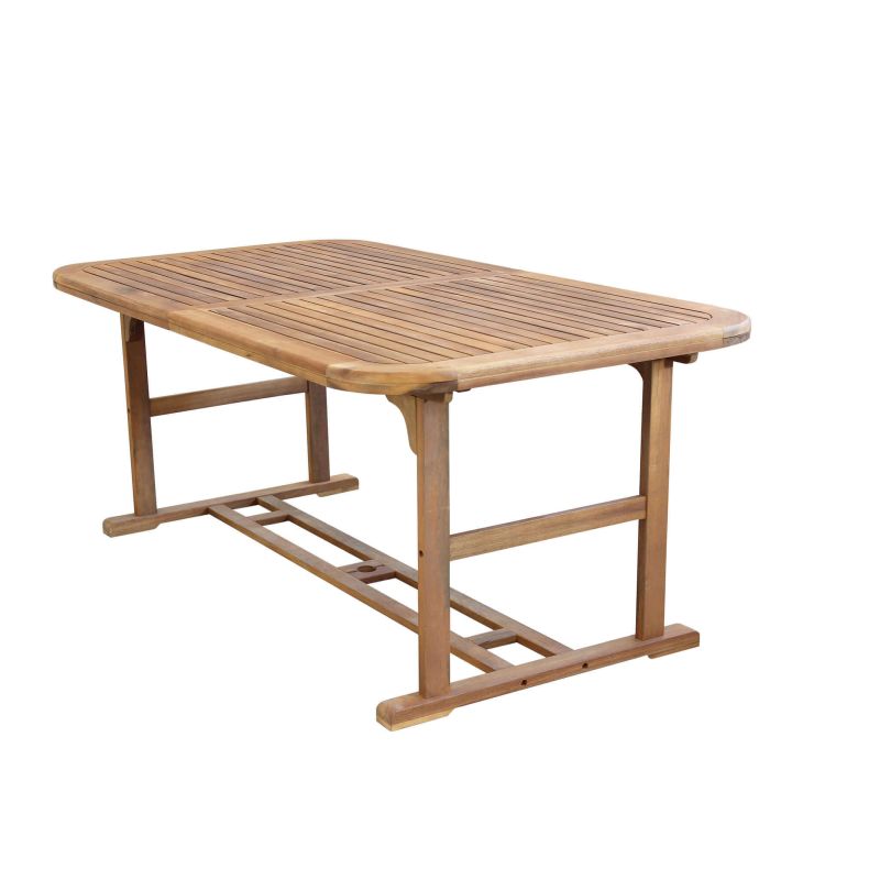 TURRIS - tavolo da giardino allungabile in legno massiccio di acacia 180/240
