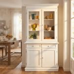 JAQUELINE - credenza con vetrina in legno massello