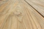 SALTUS - tavolo da giardino in alluminio e teak riciclato