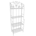 ELEONORE - scaffale 4 piani stile provenzale in ferro verniciato