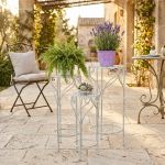 DORIAN - set di 3 fioriere tondo