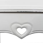 ROLAND - set 2 tavolini in legno di paulownia shabby chic