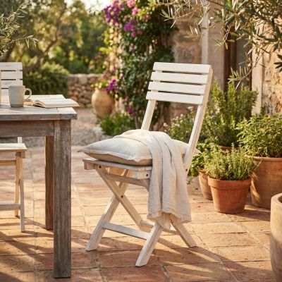 BAETICA - sedia da giardino pieghevole in legno massiccio di acacia