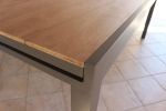 VIDUUS - set tavolo in alluminio e polywood cm 200/300 x 95 x 75 h con 10 poltrone Viduus