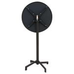 OPERA - set tavolo in metallo cm Ø 60 x 102 h con 2 sgabelli Opera