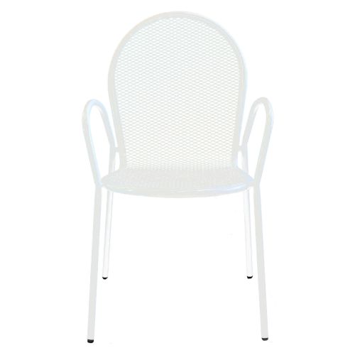 OPERA - set tavolo in metallo cm Ø 60 x 74 h con 2 poltrone Maris