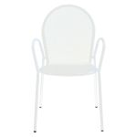 ROMANUS - set tavolo in metallo cm 60 x 60 x 72 h con 2 poltrone Maris