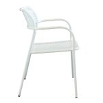 ROMANUS - set tavolo in metallo cm 60 x 60 x 72 h con 2 poltrone Aviim