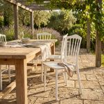MOLY - sedia da esterno vintage in resina